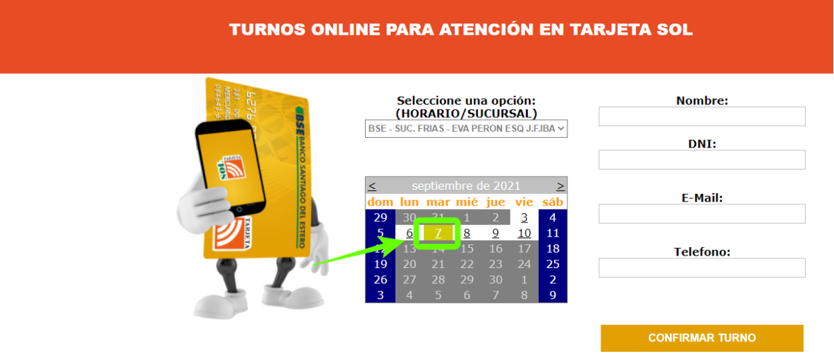 Sacar Turno Para Tarjeta Sol